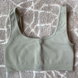 Set active chai latte sculptflex box cut bra